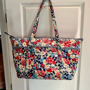 Vera Bradley Floral Quilted Tote Bag
